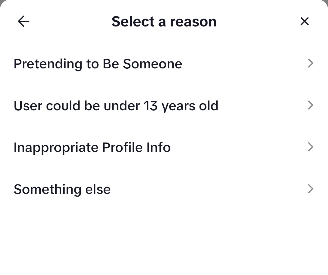remove someone tiktok account step 3