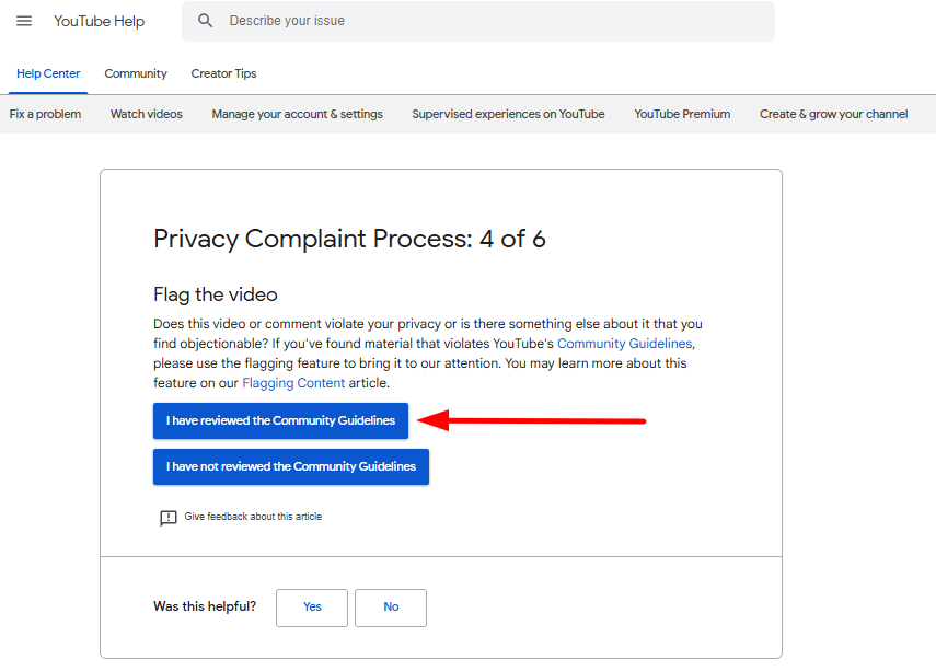 privacy compliant process step 4