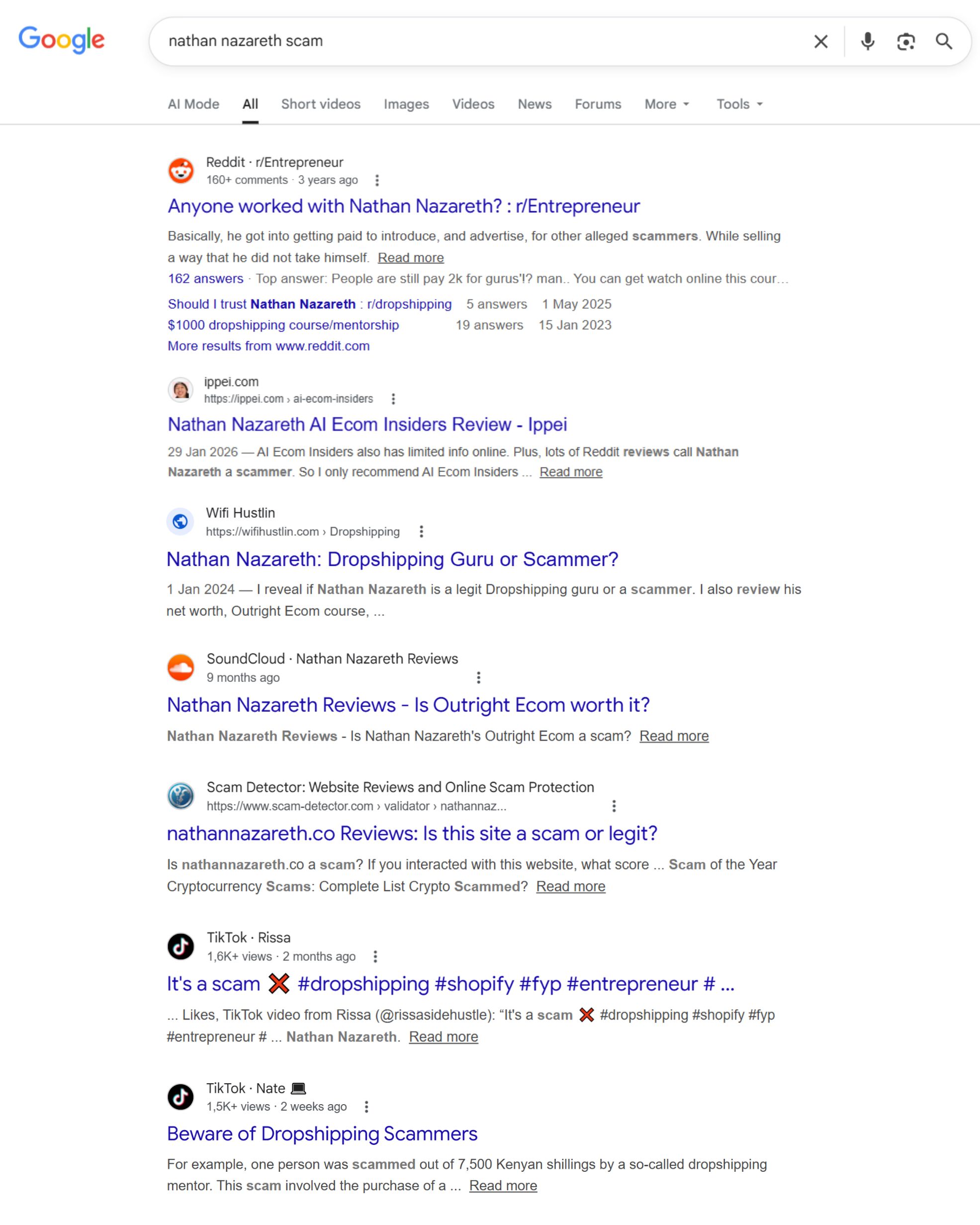 Reputation crisis management