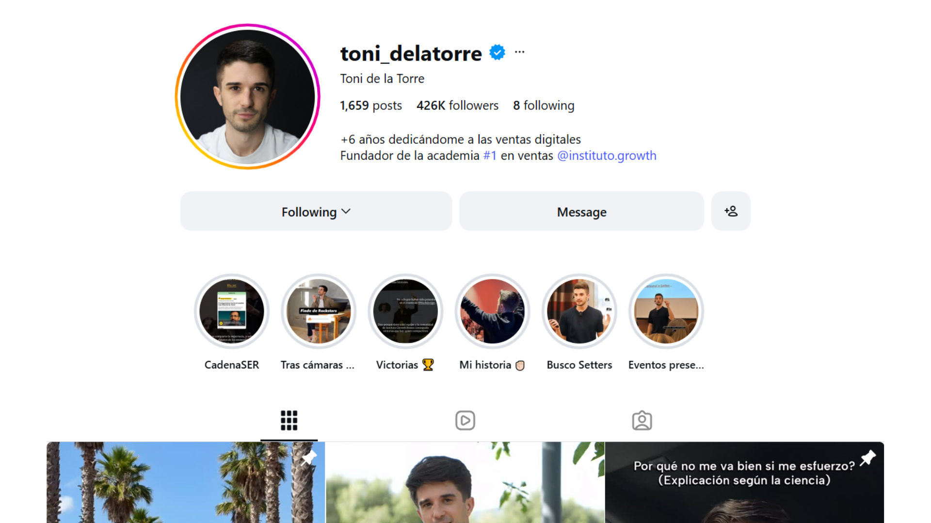 Tony de la Torre Instagram account recovery with Carl Media Removal