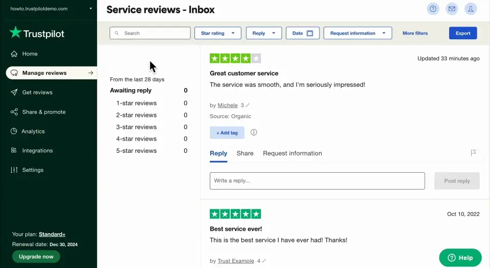 trustpilot-account-dashboard
