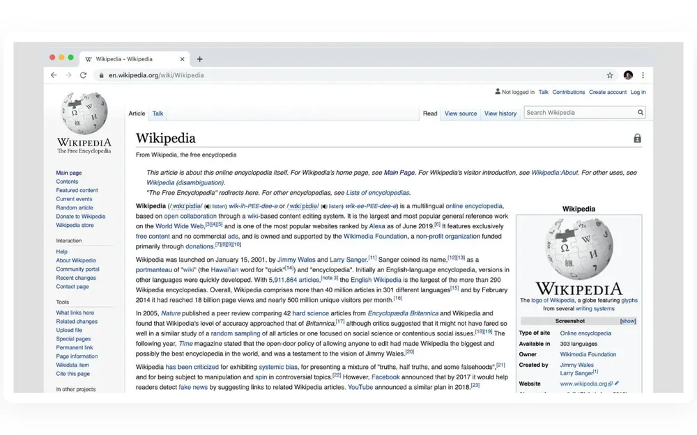 Wikipedia Page Creation