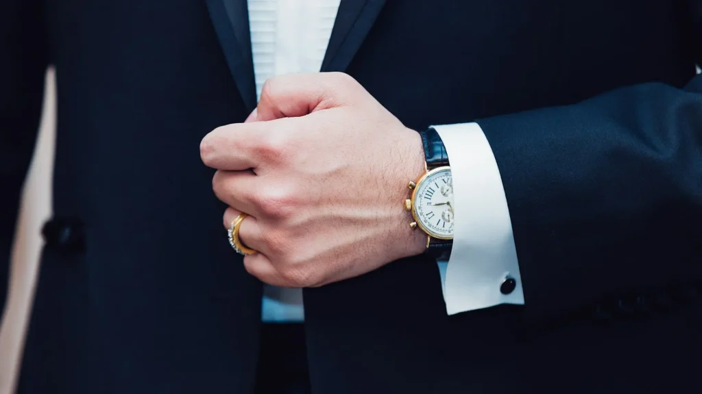 Business founder in a suit, reputation protection case study